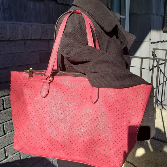 Handbags - Pink faux leather Studded Purse